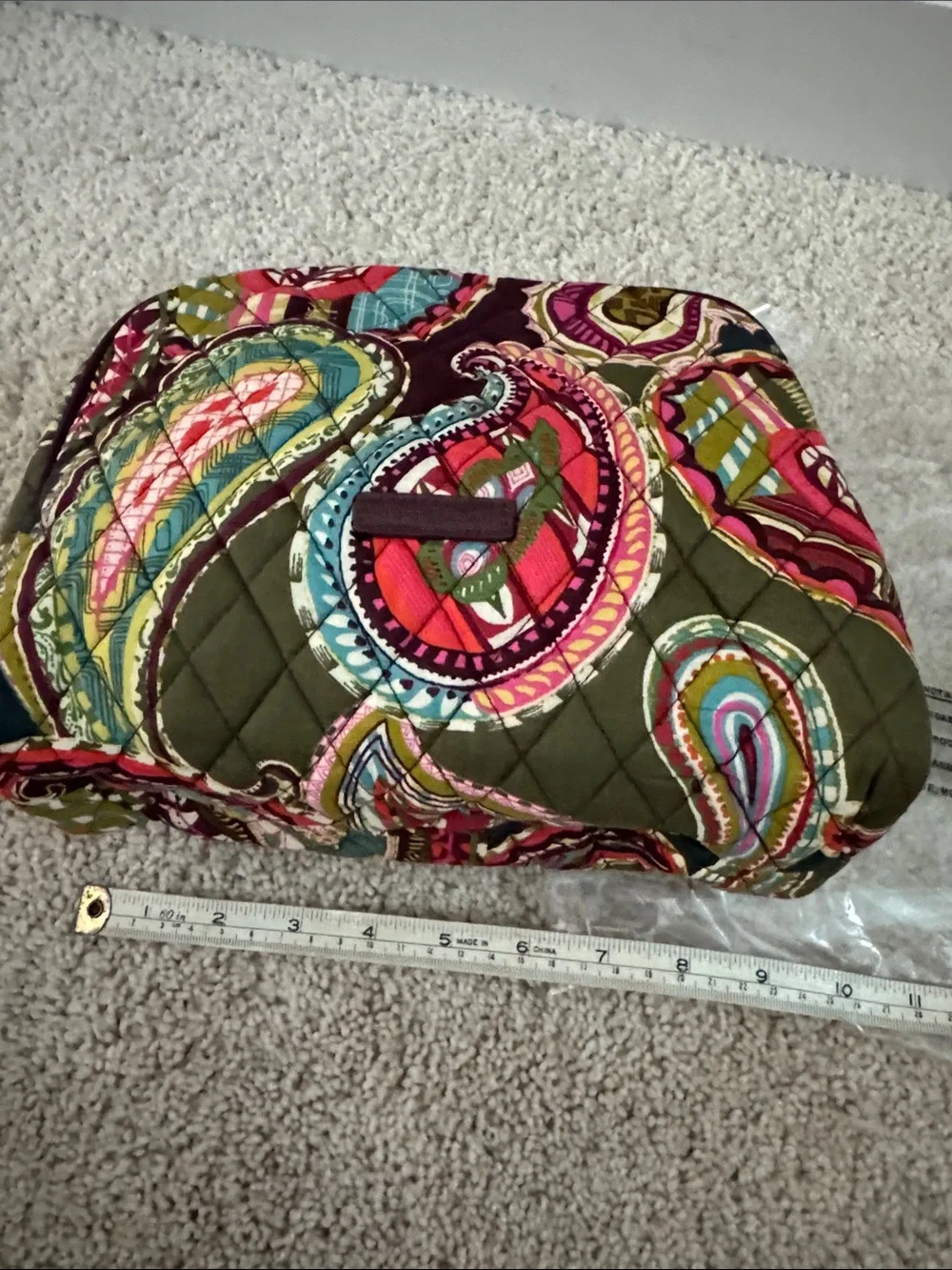 Vera Bradley Heirloom paisley cosmetic bag - NWT
